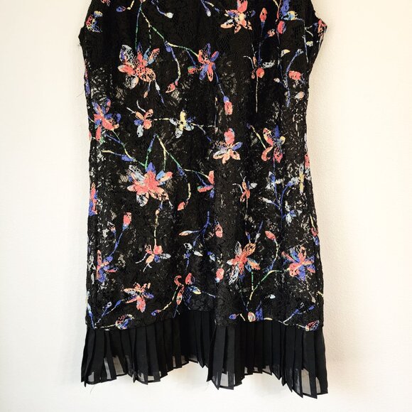 Vintage Signature By Robbie Bee Lace Tank Midi Dress XL WimsiGoth Y2K 90s Grunge - Picture 4 of 14